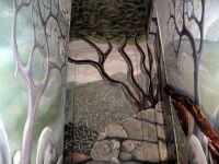 Cave and Fantasy interior concept, and installation with mural painting by TJ Darwin Designs